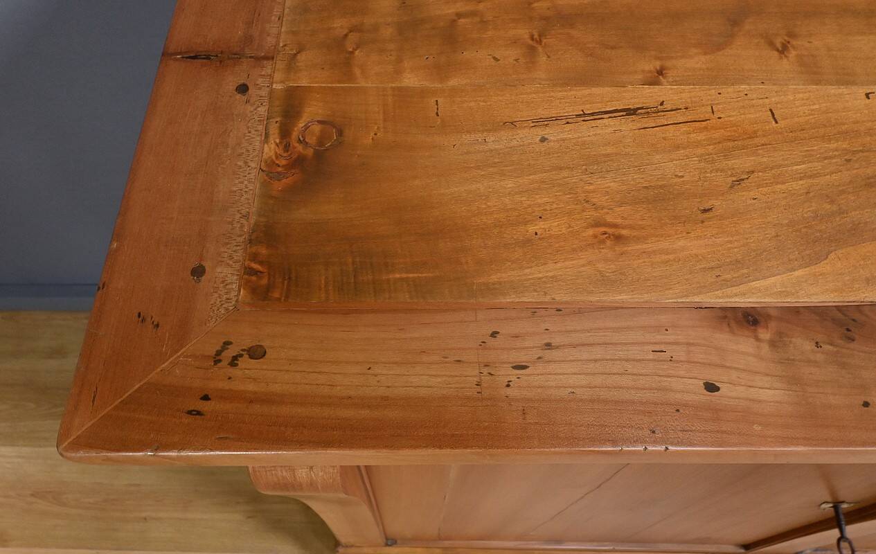 Large Cherrywood Sideboard, Restoration Style – Mid-19th Century