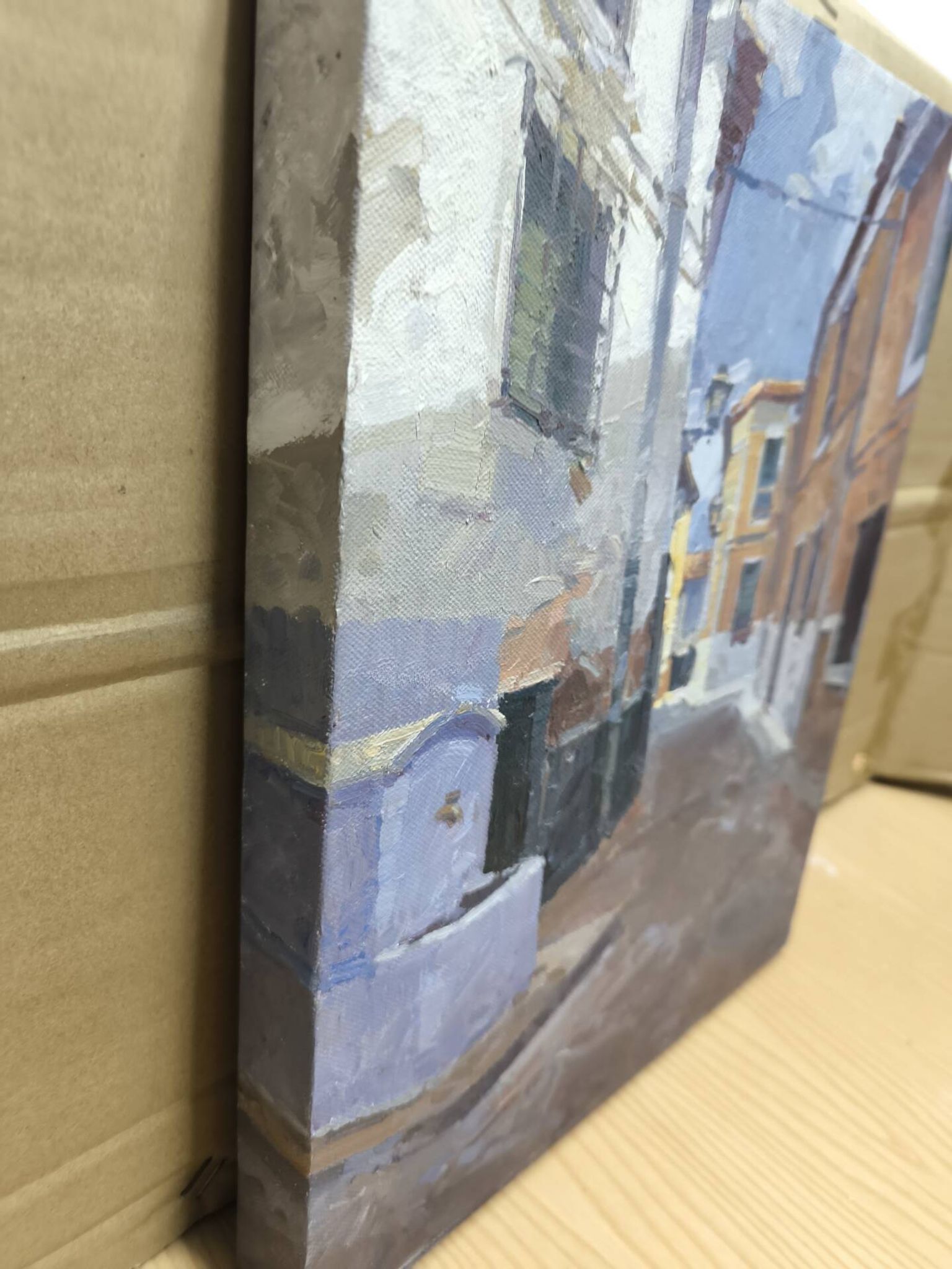 street new neighborhood painting