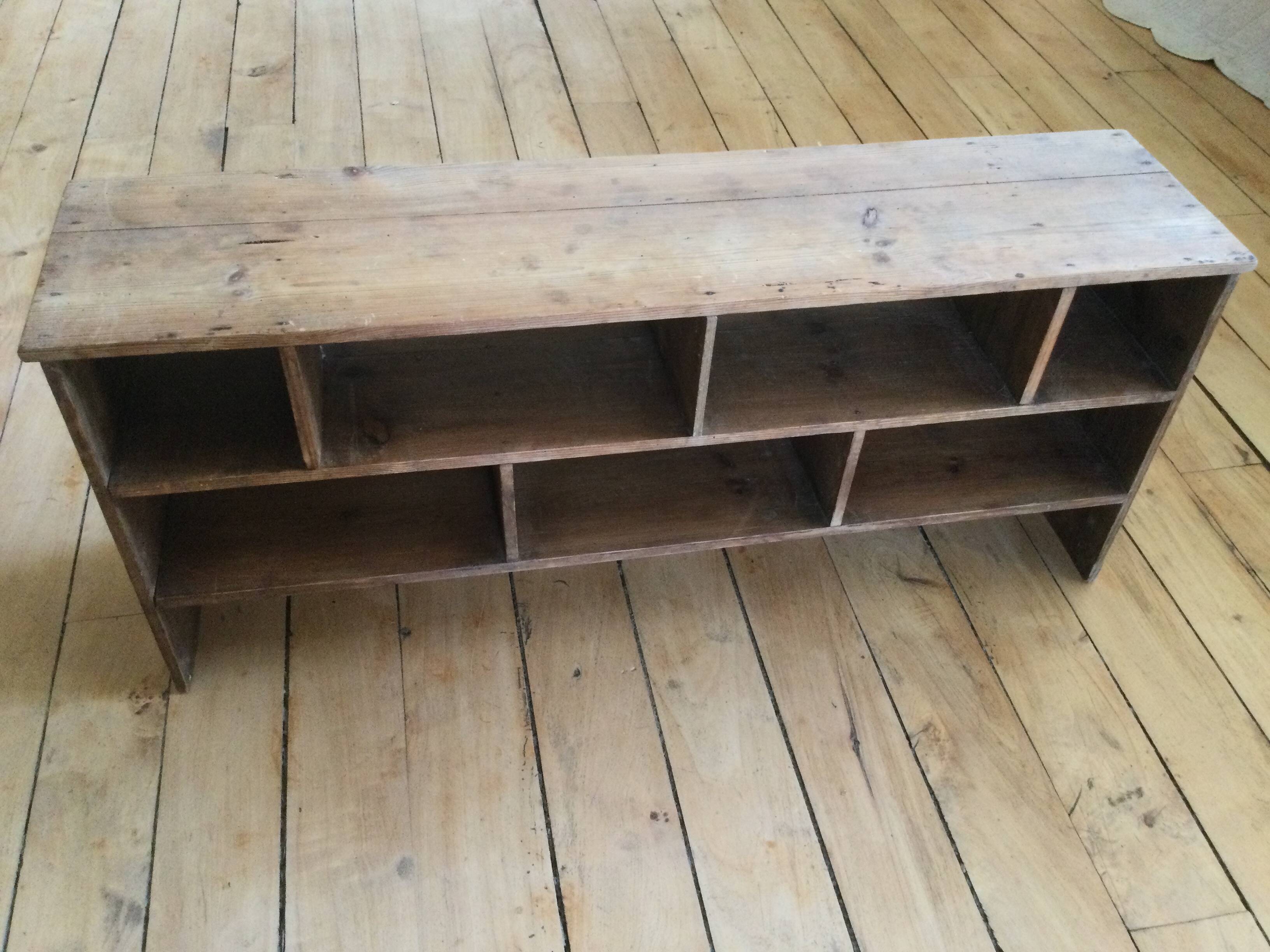 Antique wooden shelf