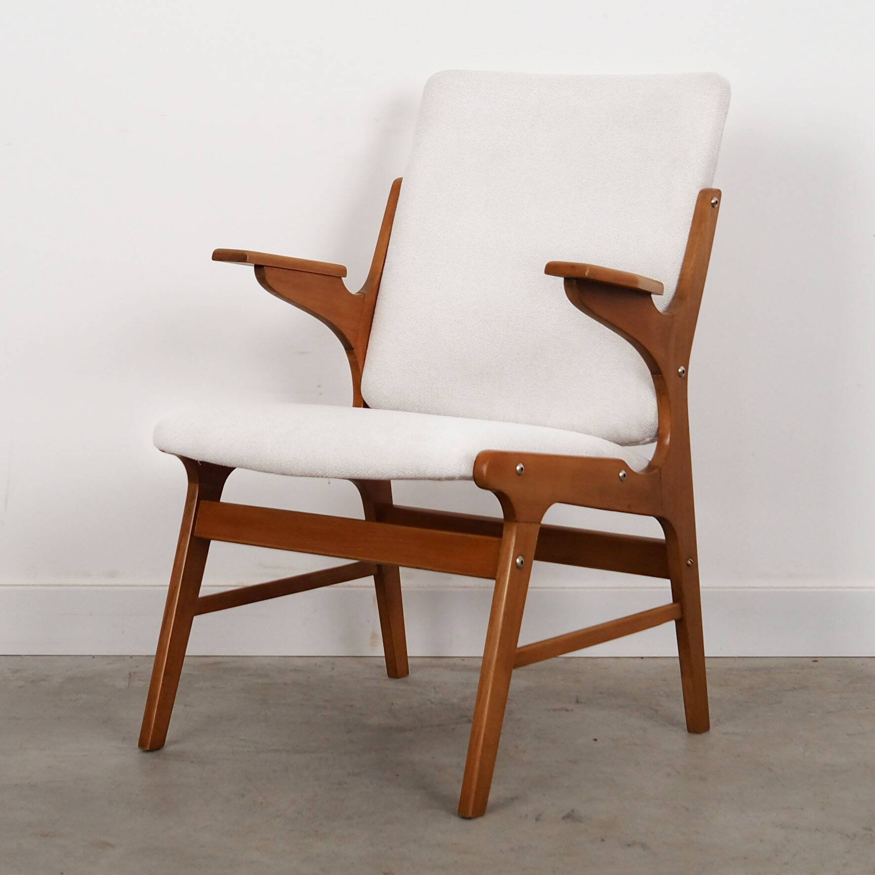 Scandinavian beech armchair, Arne Hovmand Olsen, A. R. Klingenberg & Son