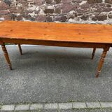 Grande table de café bistrot alsacienne sapin French bistro table 1930
