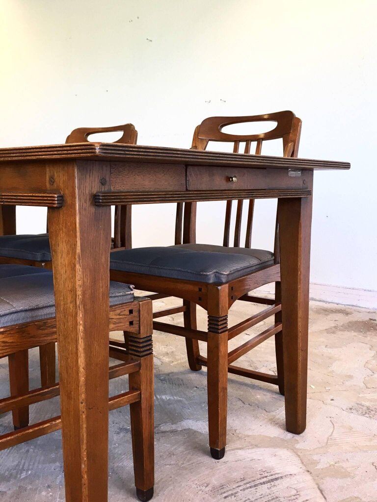 Set of dining style Art deco by Schuitema in Zonen