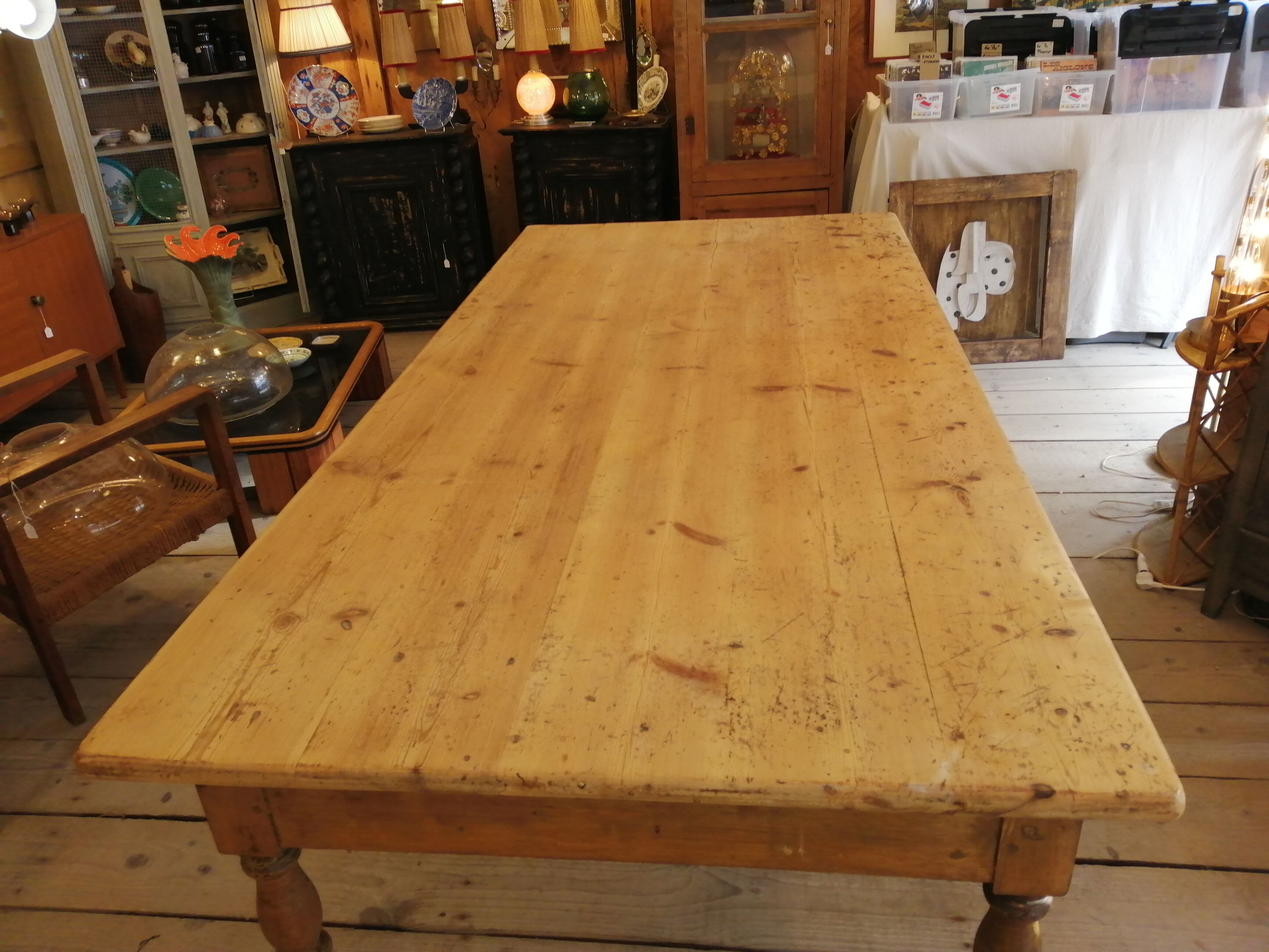 Table de ferme Louis Philippe 200x96