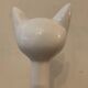 Vintage glazed ceramic cat 53cm