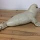 Omersa seal, white leather foot rest