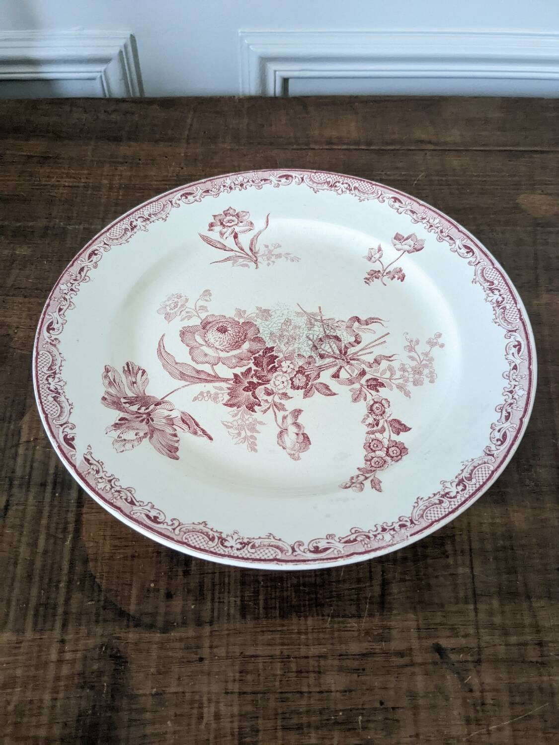 Fontanges Sarreguemines dish