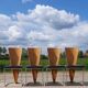 Set 4 Vintage postmodern Dutch design Memhis style Harvink Zino chair