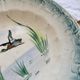 Vintage hollow plate Céranord Saint-Amand ironstone – Duck decoration