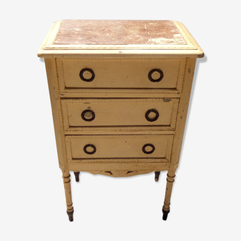 small furniture console 3 drawer 19th