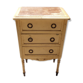 small furniture console 3 drawer 19th