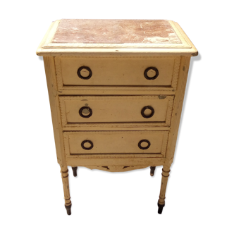 small furniture console 3 drawer 19th