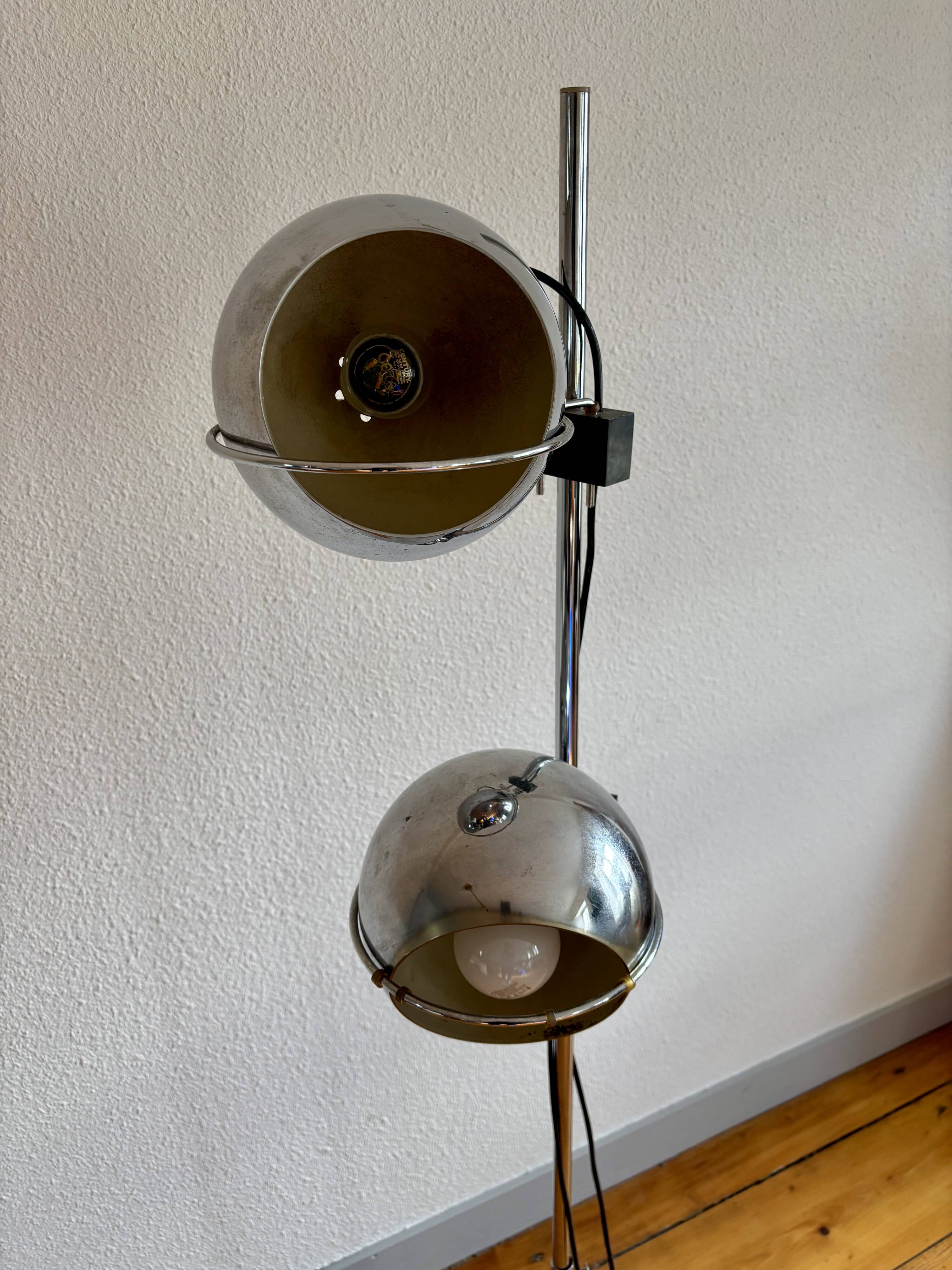 Eyeball Floor Lamp Goffredo Reggiani 1970 Space Age