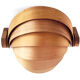 Pine veneer wall lamp/visor light by Translandia. Denmark 1960s