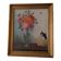 Old panel painting - Kitten and Flowers - Signed Léon Chevalier