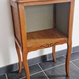 Vintage wooden bedside table
