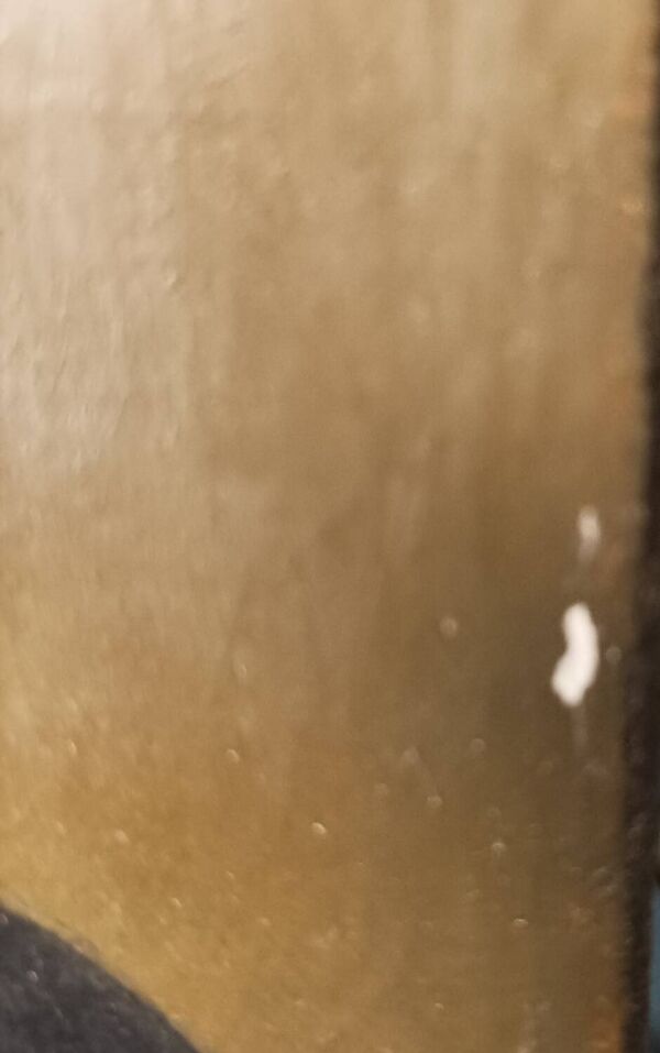 Petit portrait ancien, huile sur toile