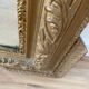 Old mirror with pediment  72x112cm