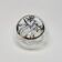 Iris 1989 Seagull Pewter Lidded Glass Potpourri Container