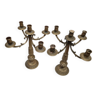 Bronze candlesticks