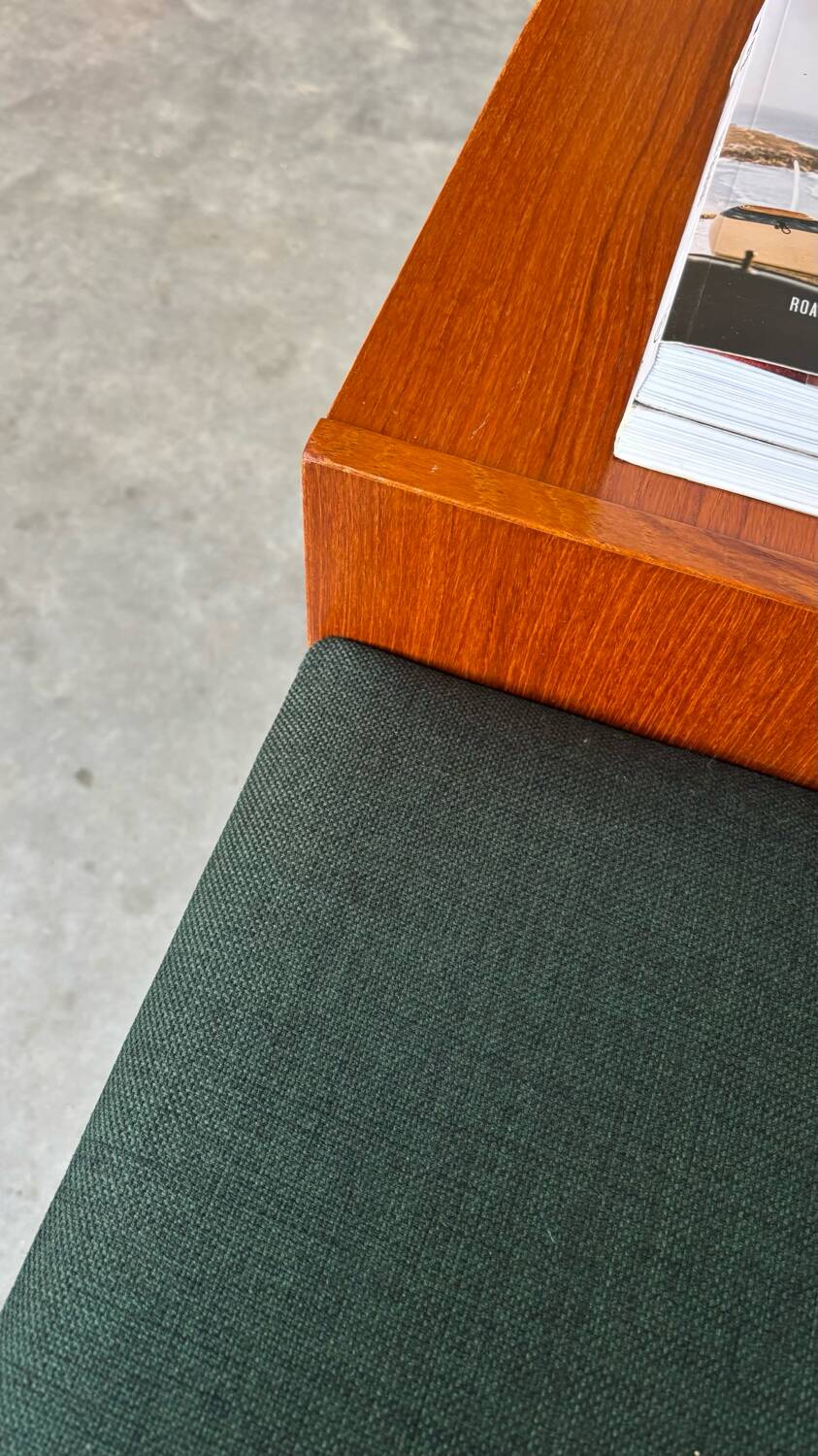 Mid century Danish  “Gossip” bench oak