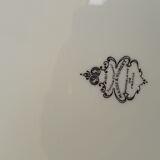 2 porcelain plates Mass and Surget diam 24 cm