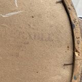 Painting roses oval frame