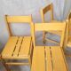 4 chaises vintage