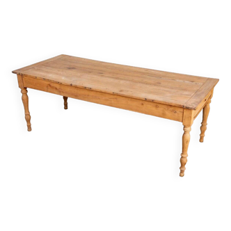 Farm table - solid cherry - norman manufacture - period: 18th century