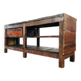 Old workshop workbench
