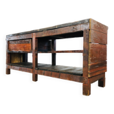 Old workshop workbench