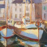 "le port de quiberon" (bretagne)  par michel pablo