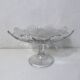 Coupe à fruits en verre moulé ciselé