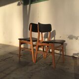 Pair of modernist Scandinavian chairs from the 1960s