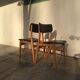 Paire de chaises scandinaves modernistes des années 60