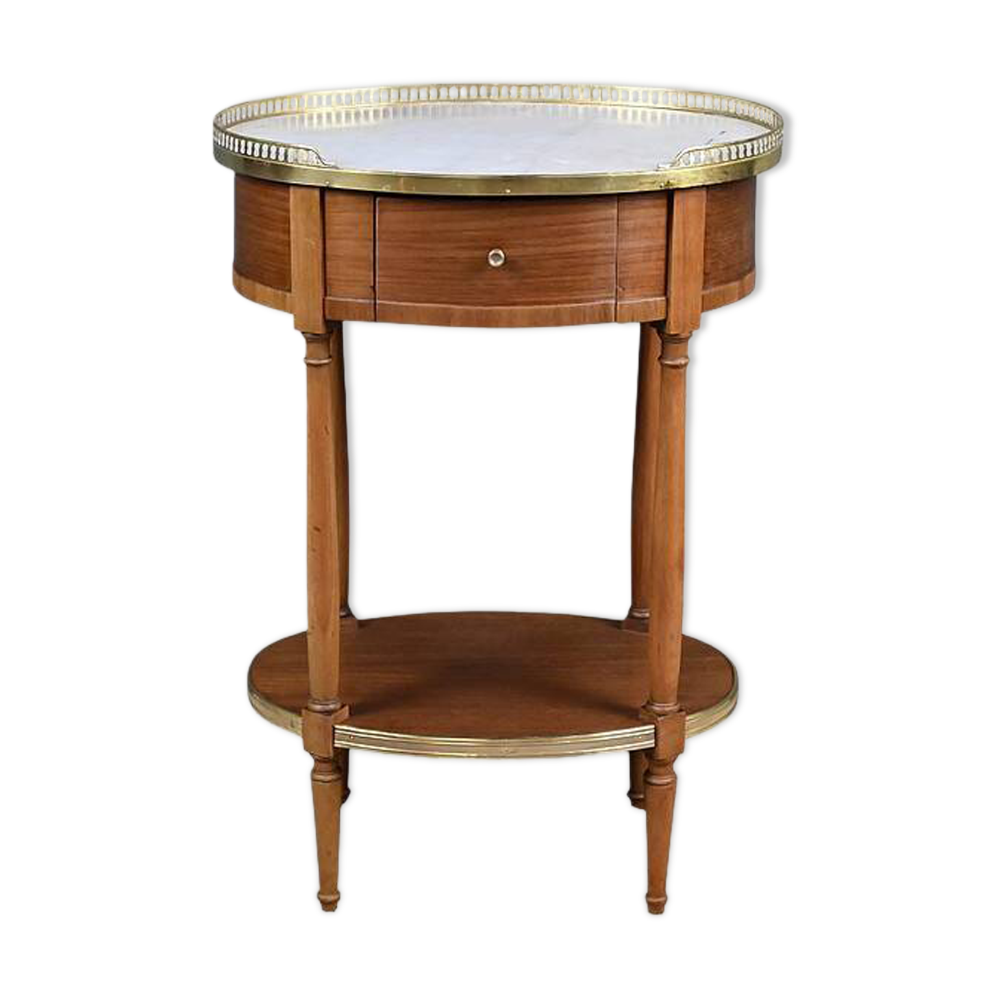 Mahogany coffee table, Louis XVI style – 2nd half of the 19th century