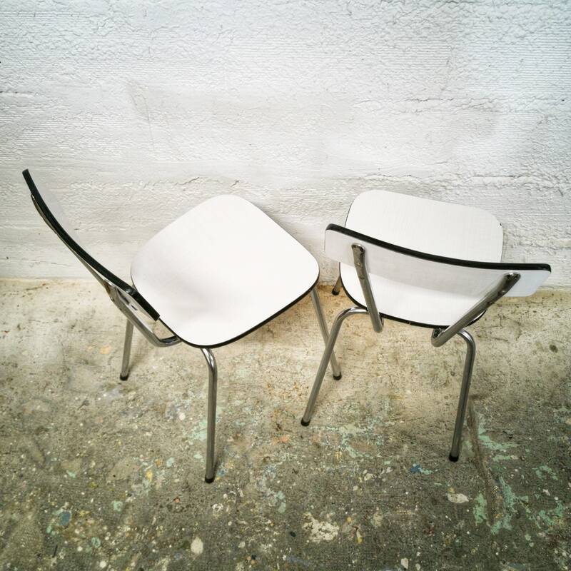 Formica chair duo