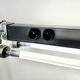 Industrial Polished  Hanging Tube Light, 1970s