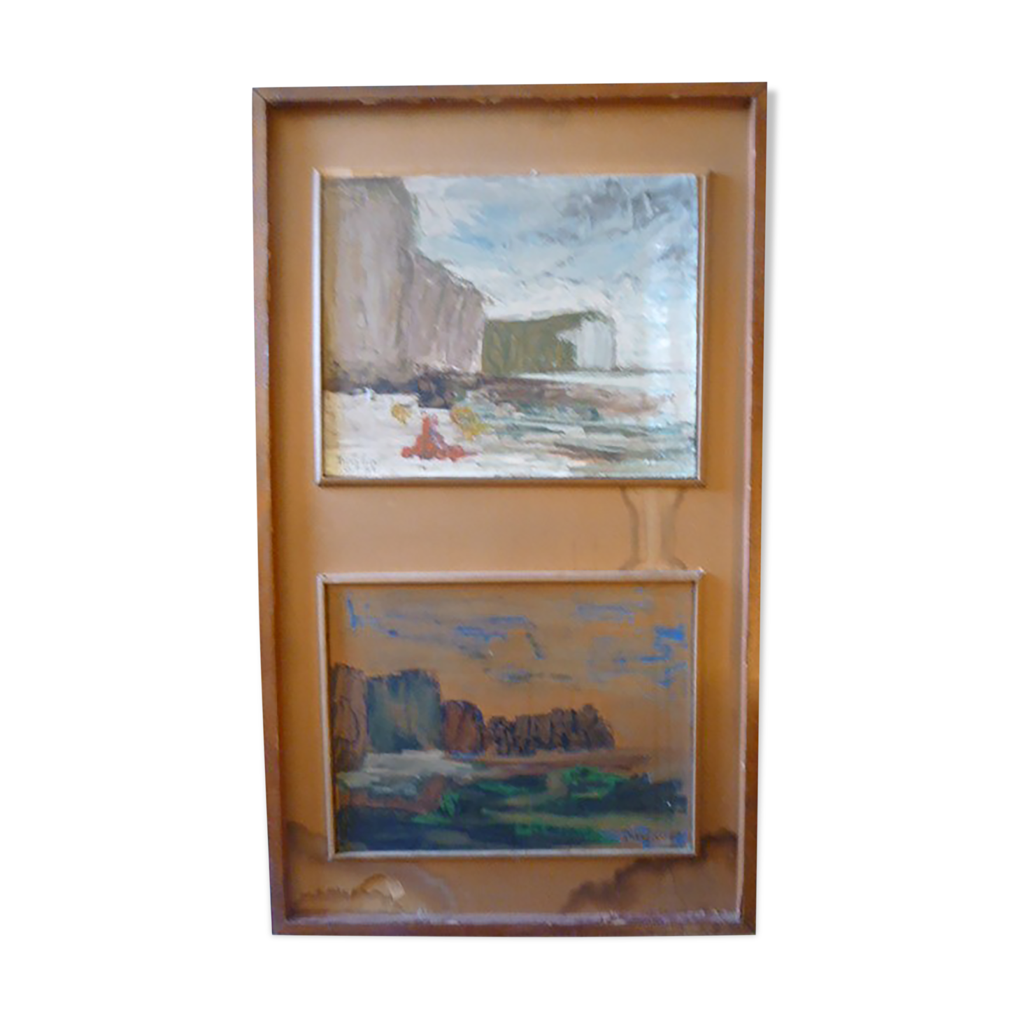 Paintings on wood signed darba 1962