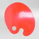 Side table Bois Manu by Lucien de Roeck, painter's palette