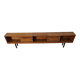 Low oak sideboard
