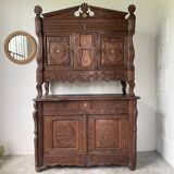 Meuble auvergnat brutaliste art populaire 1890