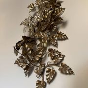 Applique florentine feuillage années 60
