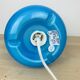 Lampe Lykta Ikea en verre bleu vintage