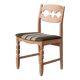 Oak razor danish mid-century dining chairs