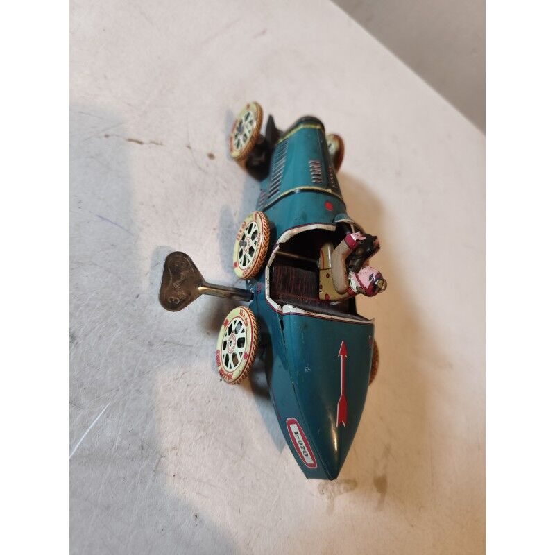 Vintage tin toy wind-up car: Ballor Cord