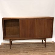Tall Danish teak sideboard from the 1960s