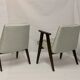 Armchair Bunny Type 300-177, 1960s antique gray fabric.