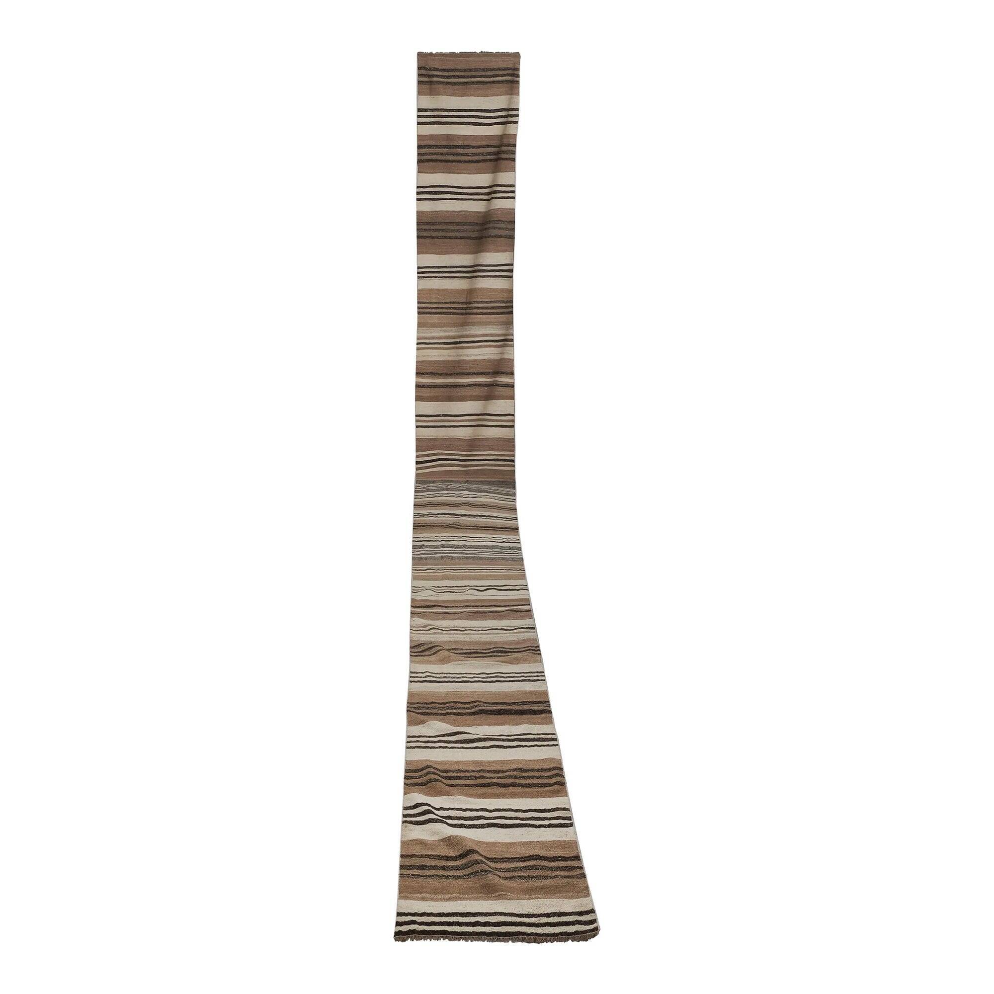 Vintage Turkish hallway rug 70x790 cm