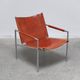 Cognac leather 'SZ02' lounge chair by Martin Visser for 't Spectrum, 1960