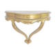 Wall console / gold shelf with drawer